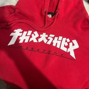 Red Thrasher Hoodie